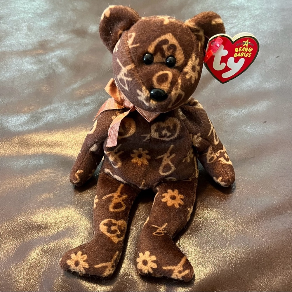 Vintage TY Beanie Baby 2006 Signature Bear
